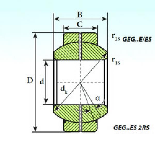 підшипник GEG 20 ES ISB #1 image