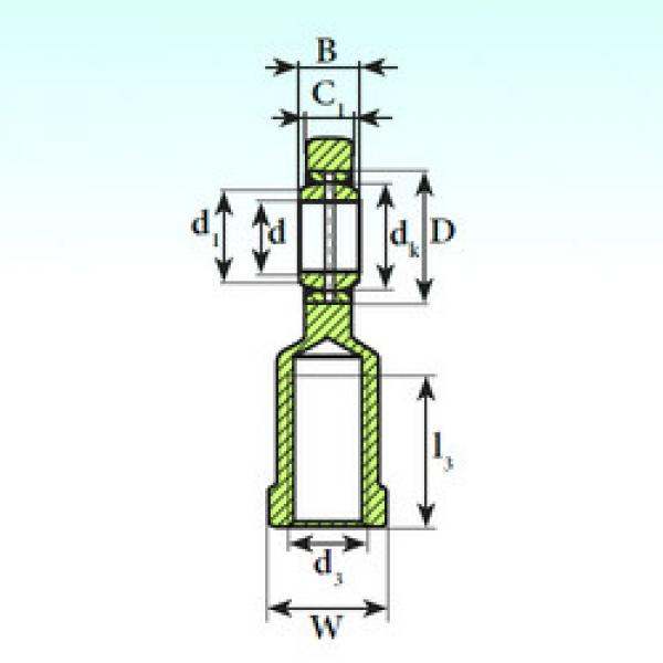 підшипник SI 15 ES 2RS ISB #1 image