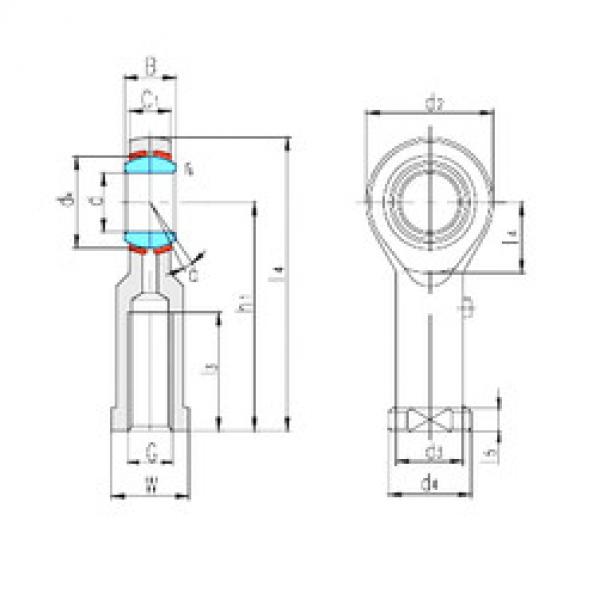 підшипник SIBP12S LS #1 image